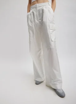 Stella Crispy Nylon Pleated Cargo Pant