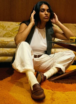 Stella Crispy Nylon Pleated Cargo Pant