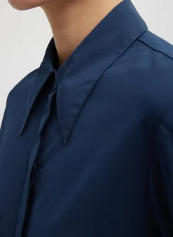 Stretch Cotton Nylon Circular Sleeve Shirt