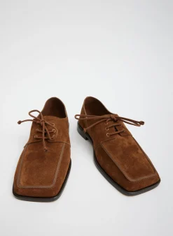 Suede Brody Square Toe Loafer