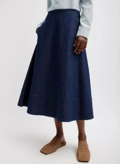 Summer Denim Circle Skirt