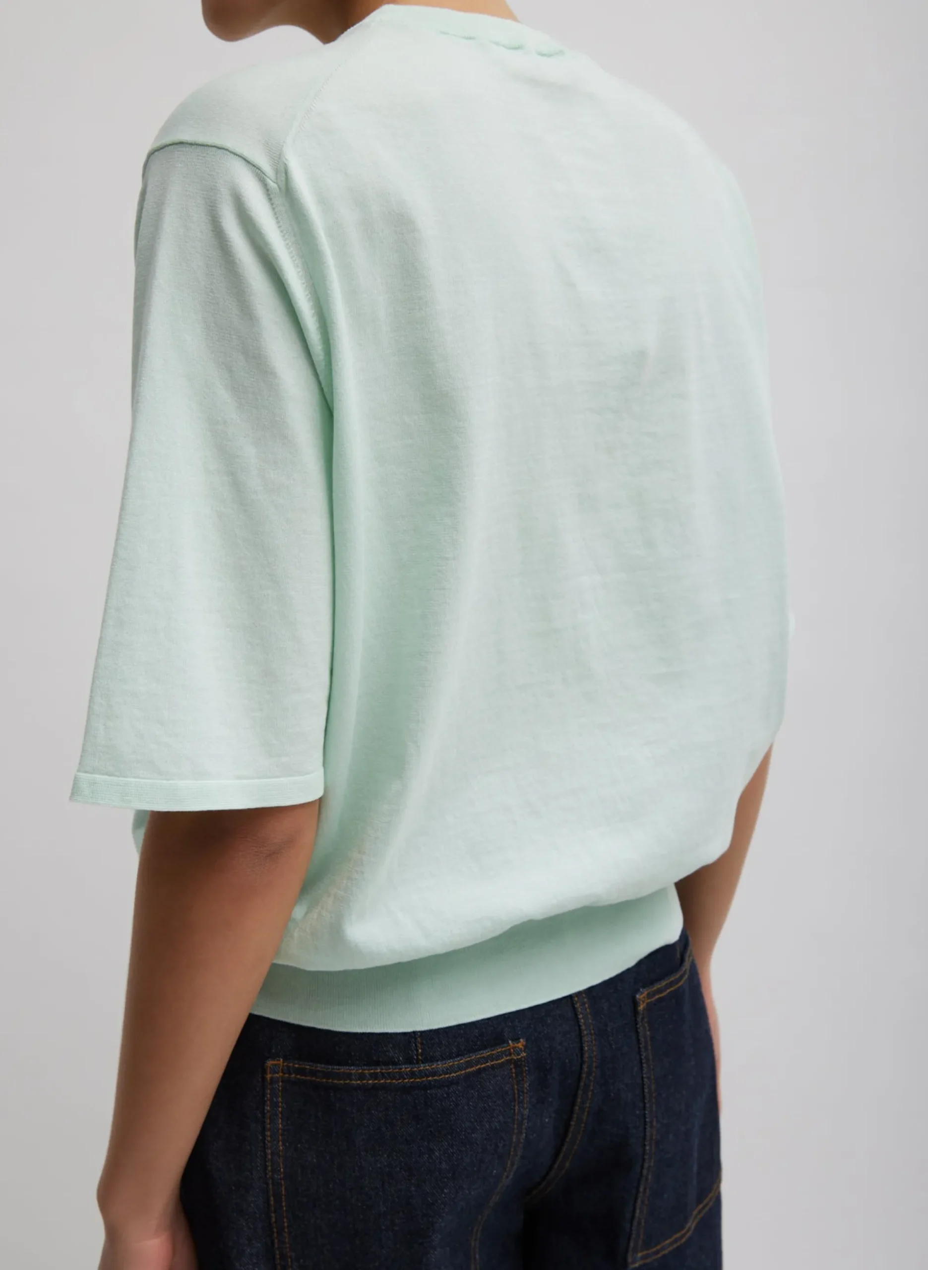 Super Fine Gauge Perfect Short Sleeve Men's Pullover