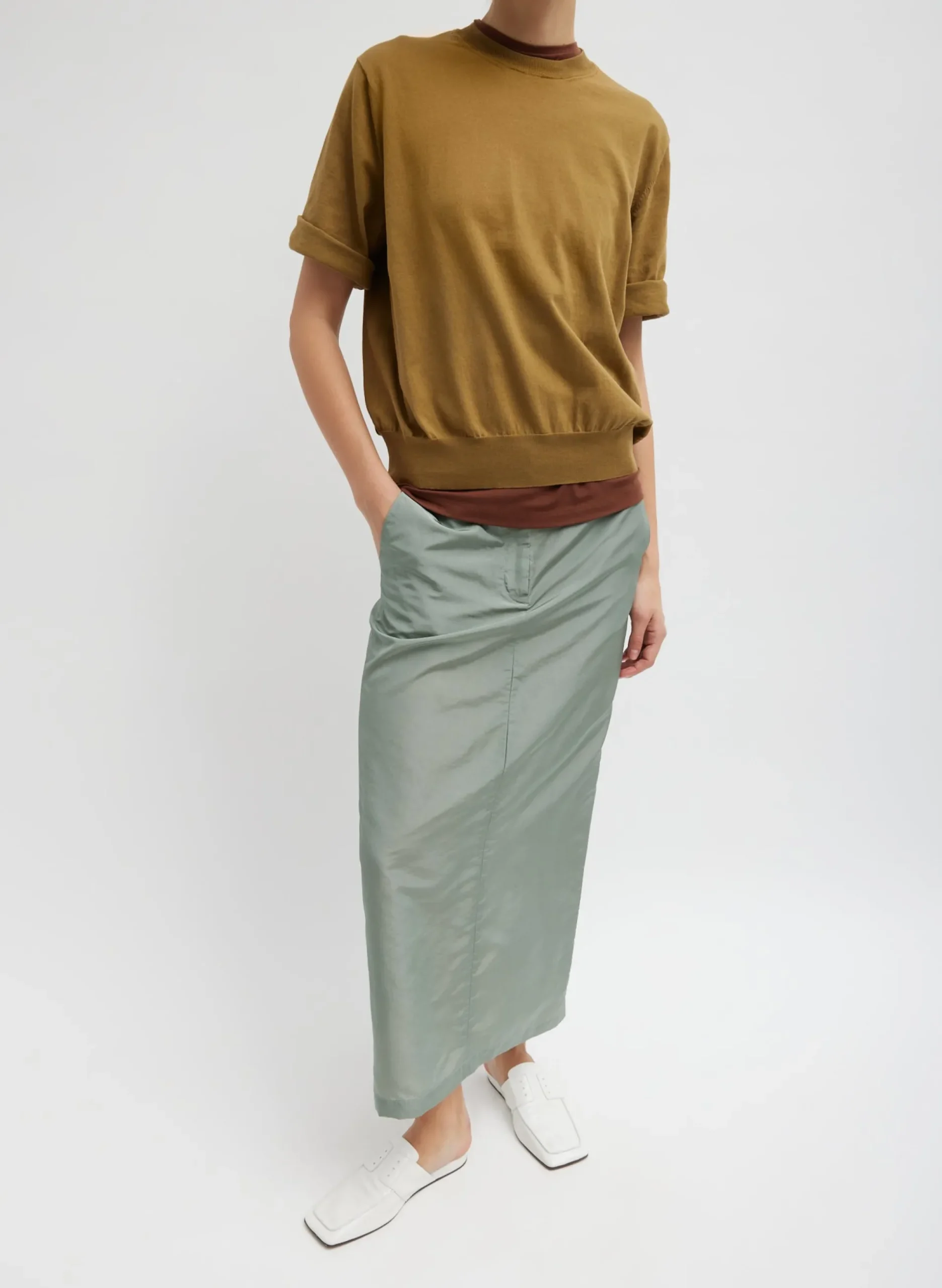 Super Fine Gauge Perfect Short Sleeve Men's Pullover