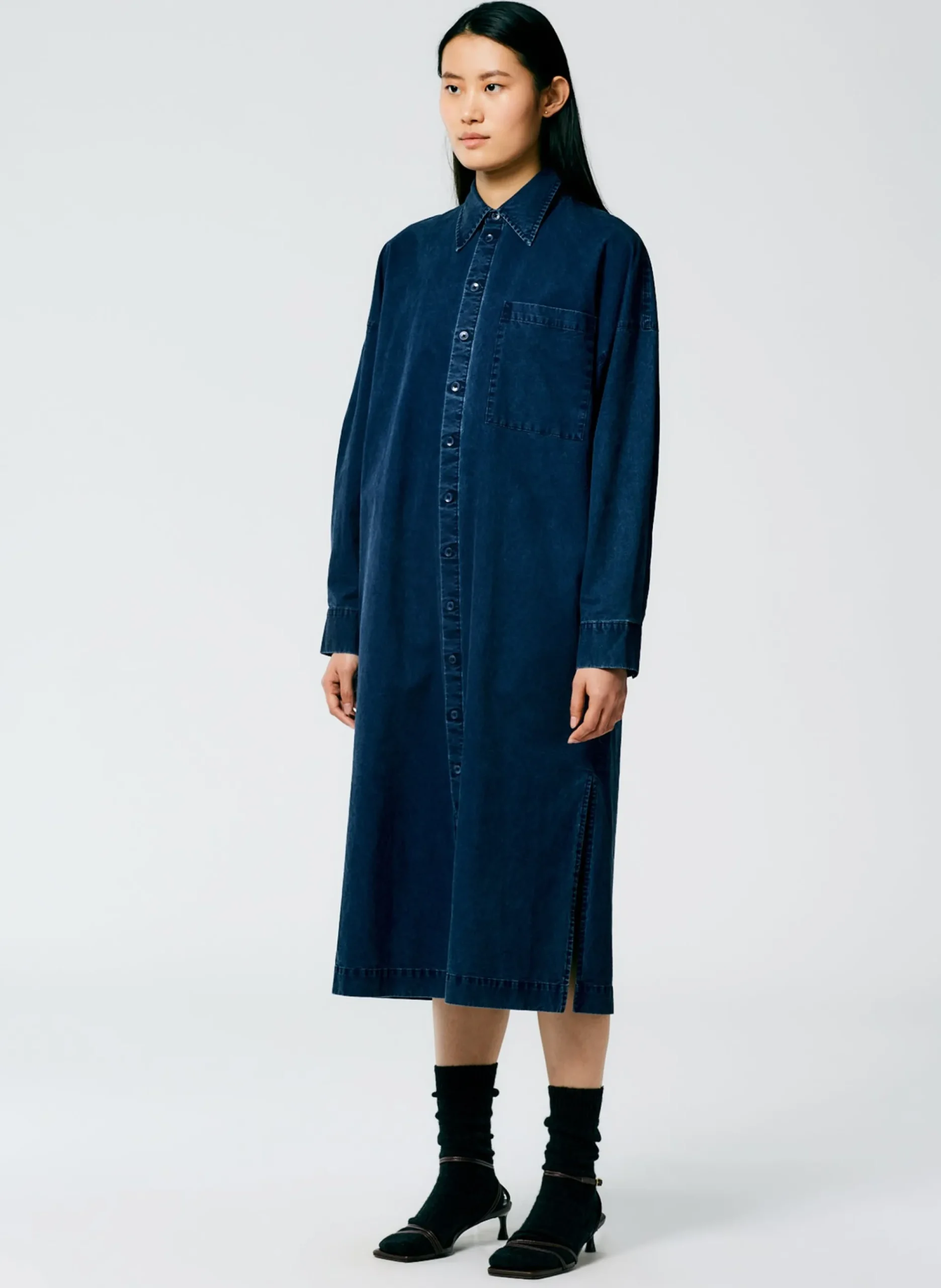 Tencel Cotton Shirtdress