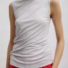 Tencel Knit Twisted Seam Tank