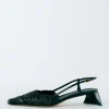Textured Victor Slingback