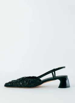 Textured Victor Slingback