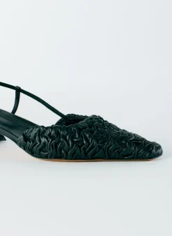 Textured Victor Slingback