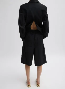 Tropical Wool Relaxed Cargo Short