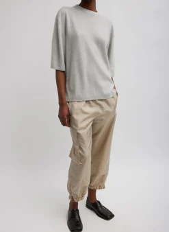 Washable Cashmere Oversized Easy T-Shirt