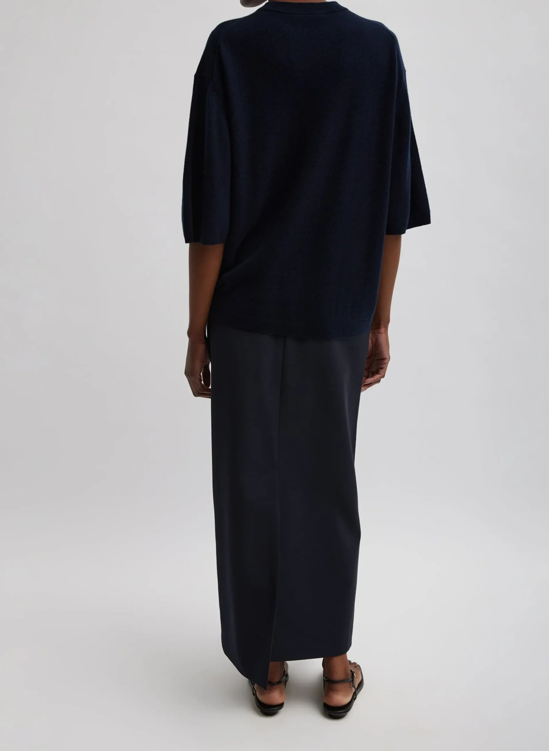 Washable Cashmere Oversized Easy T-Shirt