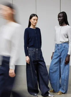 Washable Cashmere Shrunken Cardigan