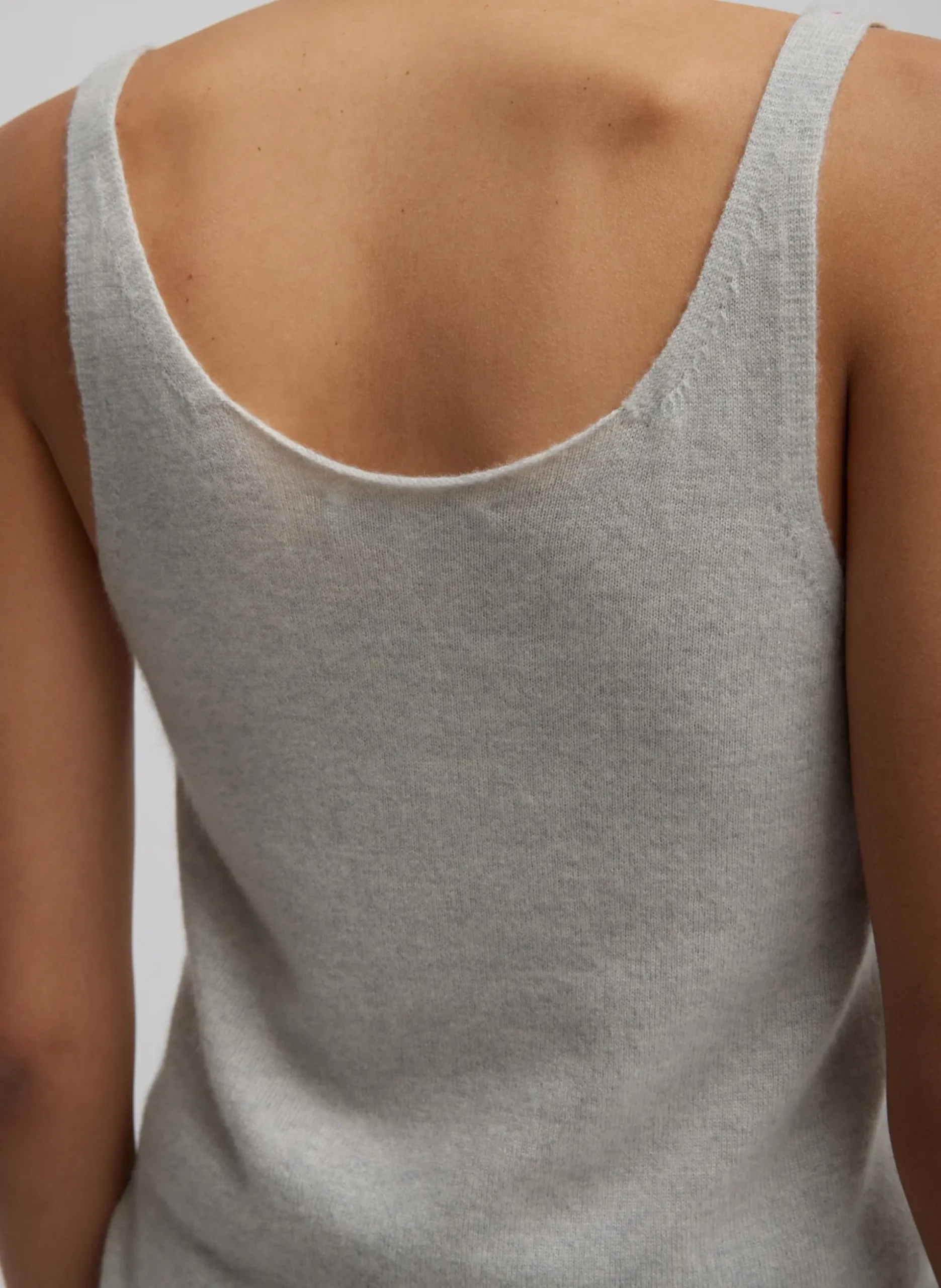 Washable Cashmere Tank Sweater